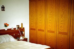 Schlafzimmer vom Wohnhaus in Zduny