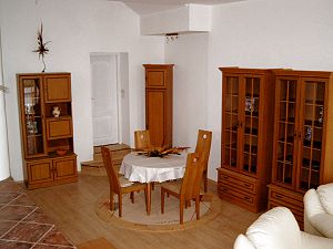 Wohnzimmer vom Einfamilienhaus in Balchik