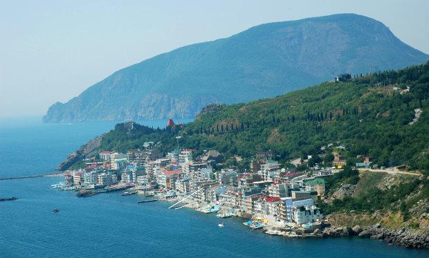Wohnhaus am Meer in Ut'os der Krim