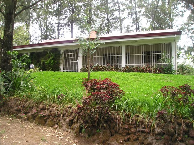 Wohnhaus auf der Kaffeeplantage in Costa Rica