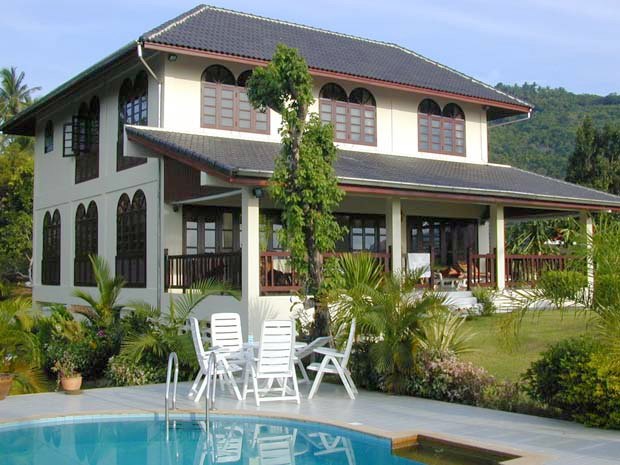 Villa mit Pool und Meerblick auf Koh Samui