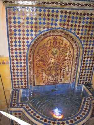 Brunnen vom Riad in Marrakech