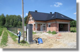 Einfamilienhaus mit Garage in Bialka Polen