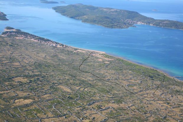 Baugrundstcke bei Jadrija am Meer in Kroatien