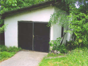 Garage vom Ferienhaus