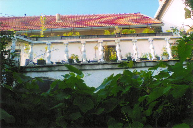 Balkon vom Ferienhaus in Zenica Bosnien Herzegowina