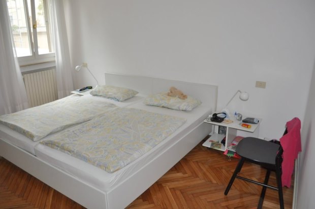 Schlafzimmer der Ferienwohnung in Venedig