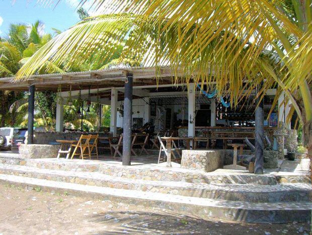 Strandcafe Bar von Dominica Karibik