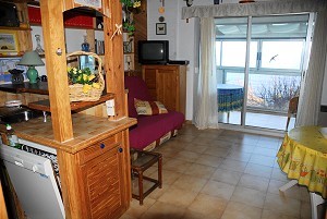 Wohnbereich vom Apartment auf Korsika