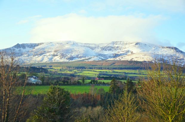 Comeragh Mountains in Irland in Sichtweite vom Ferienhaus