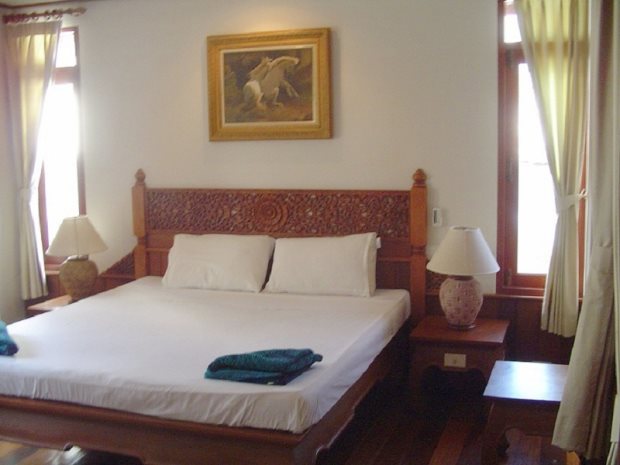 Schlafzimmer der Villa auf Koh Samui