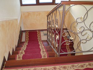Treppenhaus vom Einfamilienhaus Villa in Licata