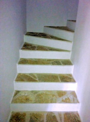 Treppenaufgang in der Wohnung