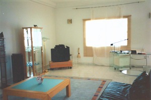 Wohnzimmer der Villa