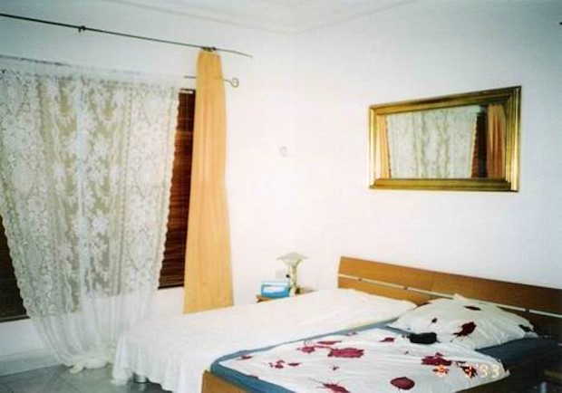 Schlafzimmer der Villa