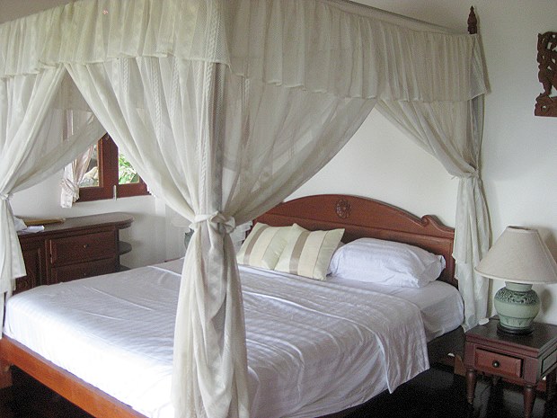 Schlafzimmer vom Ferienhaus auf Koh Samui