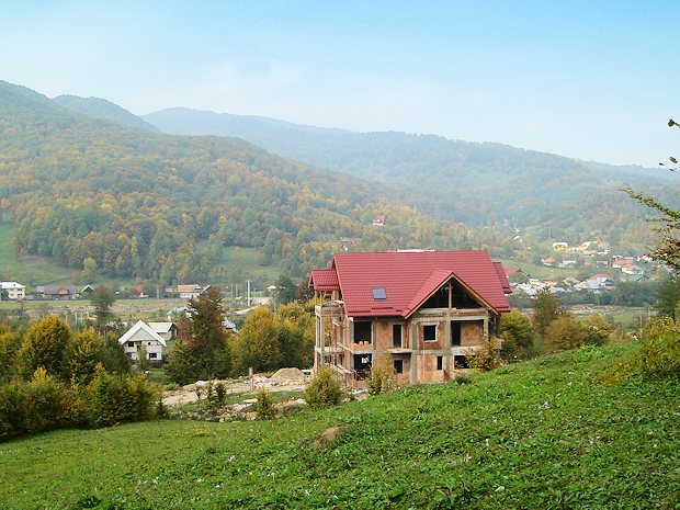 Pension Motel mit Blick in die Karpaten von Rumnien