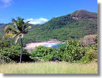 Grundstück mit eigenem Strand auf St. Lucia der Karibik