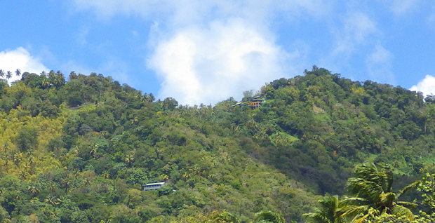 Baugrundstck in den Bergen von Soufriere auf St. Lucia