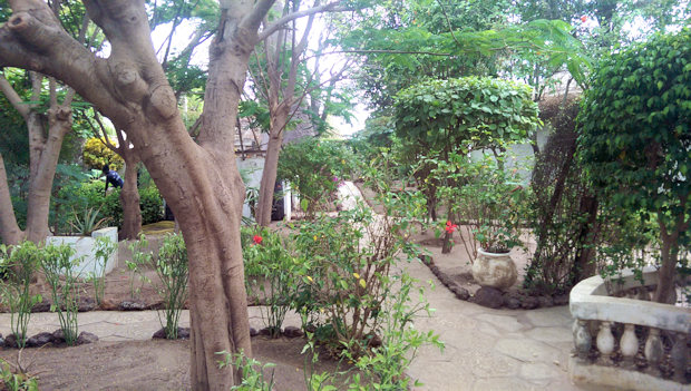 Ferienhaus mit Garten am Meer in Senegal