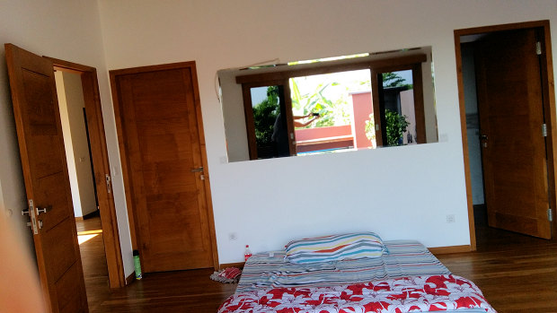 Schlafzimmer des Einfamilienhauses in Lovina auf Bali