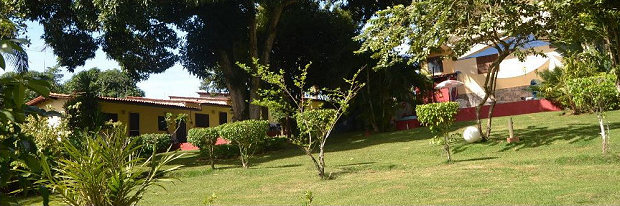 Garten der Ferienranch in Vila de Abrantes