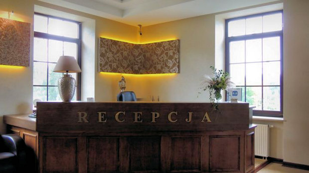 Reception des Hotelbetriebes in Lublin