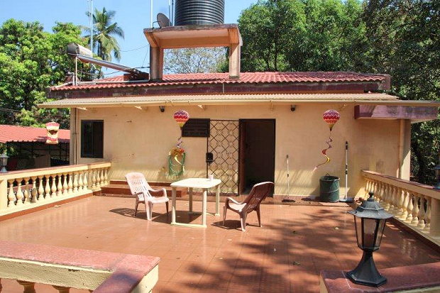 Dachterrasse vom Einfamilienhaus in Goa