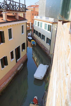 Ausblick der Eigentumswohnung in Venedig