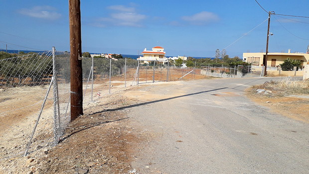 Baugrundstck unweit vom Meer auf Kreta