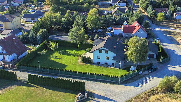 Ortschaft Osno Lubuskie Villa mit Garage