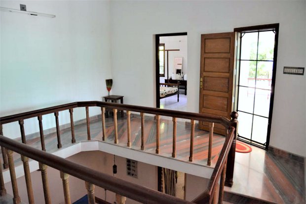 Treppenhaus vom Wohnhaus in Indien