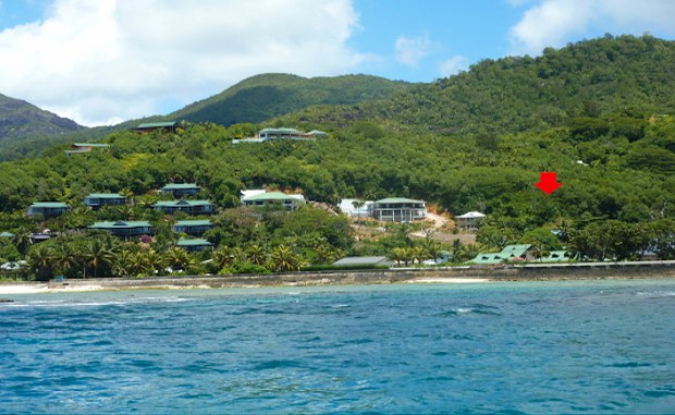 Baugrundstck mit Meerblick auf Mahe Seychellen im Bezirk Port Glaud