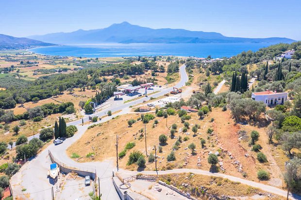 Baugrundstck mit Meerblick in Mesokampos auf Samos zum Kaufen