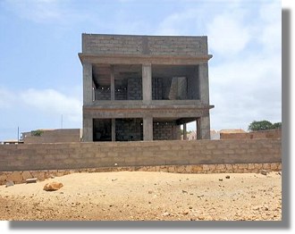 Ausbauhaus in Morro der Insel Maio Kap Verde