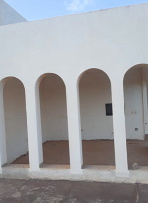 Terrassenbereich vom Mehrfamilienhaus auf den Kap Verden