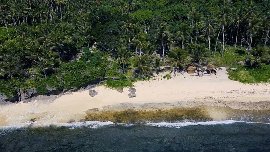 Strandgrundstck einer philippinischen Insel