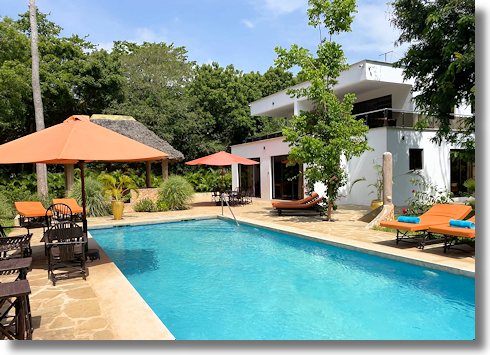 Haus mit Pool in Diani Beach Kenia