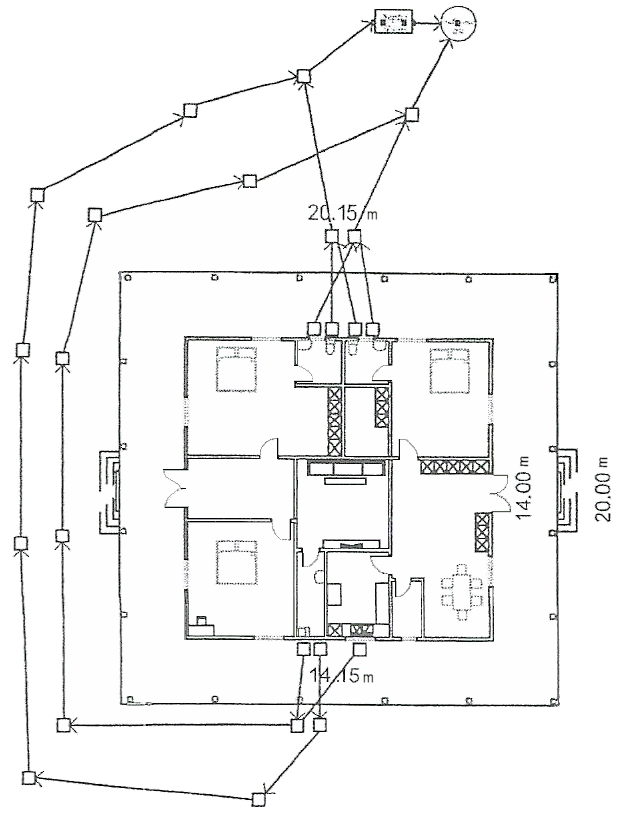 Grundriss vom Ferienhaus Strandhaus in Kigombe Tansania