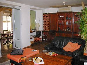Wohnzimmer vom Einfamilienhaus in Jerez