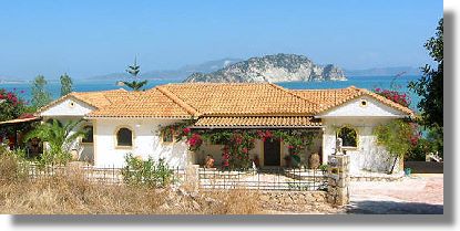 Haus Ferienhaus Villa auf Zakynthos am Meer