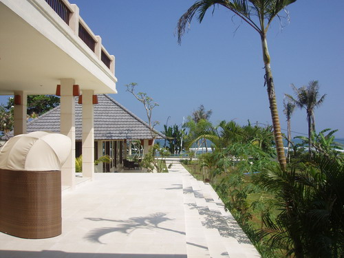 Terrasse der Villa auf Bali
