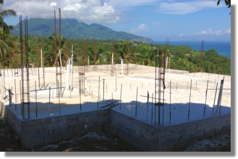 Ausbauhaus mit Meerblick der Insel Dominica zum Kaufen