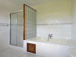 Badezimmer vom Wohnhaus auf Bonaire