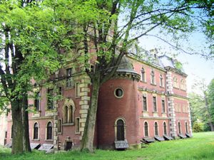 Seitenansicht vom Schloss