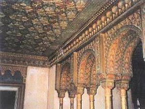 Ornamentdecken im Schloss