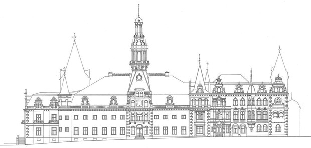 Schloss Krawarn in Polen