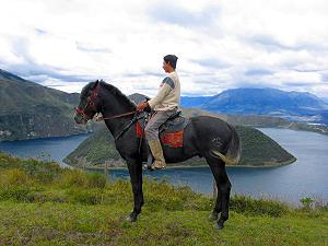 Pferderanch in Ecuador bei Cotacachi