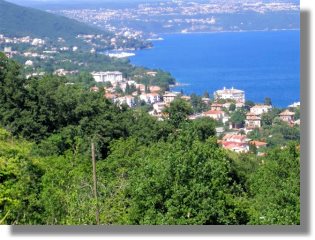 Kroatien Grundstück mit Meerblick bei Lovran