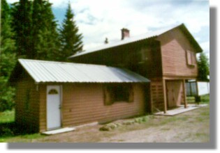 Wohnhaus der Ranch in British Columbia Kanada